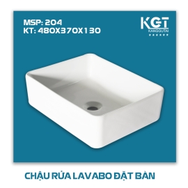 Chậu Rửa Lavabo Đặt Bàn 204