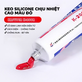 Keo Silicon chịu nhiệt độ cao màu đỏ k- 200R