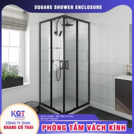 Phòng tắm vách kính cao cấp Square shower enclosure( 6mm )