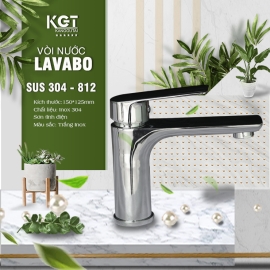 Vòi Lavabo Sus 304 - 812