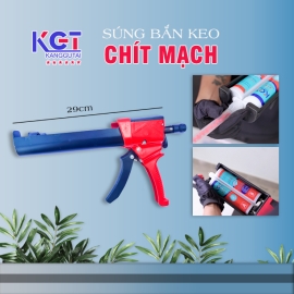 Súng bắn keo chít mạch có trợ lực