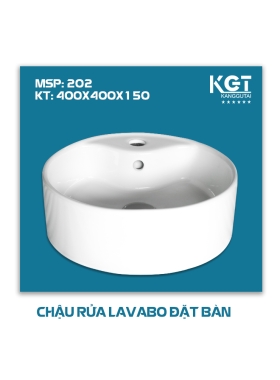 CHẬU RỬA LAVABO ĐẶT BÀN